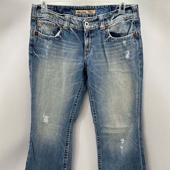 Big Star Casey K low rise fit size 30 short distressed - Picture 1 of 4